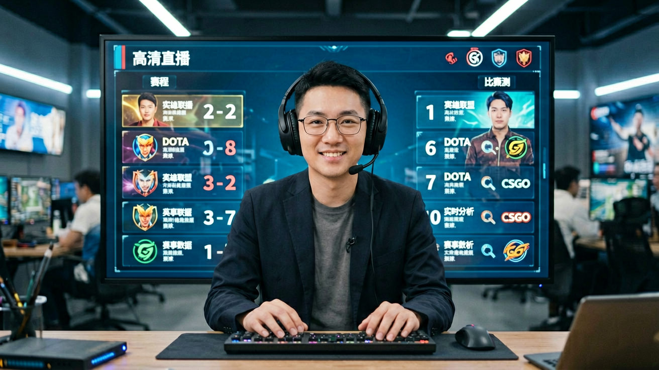 score电竞高清直播界面展示实时比分、赛程和比赛追踪